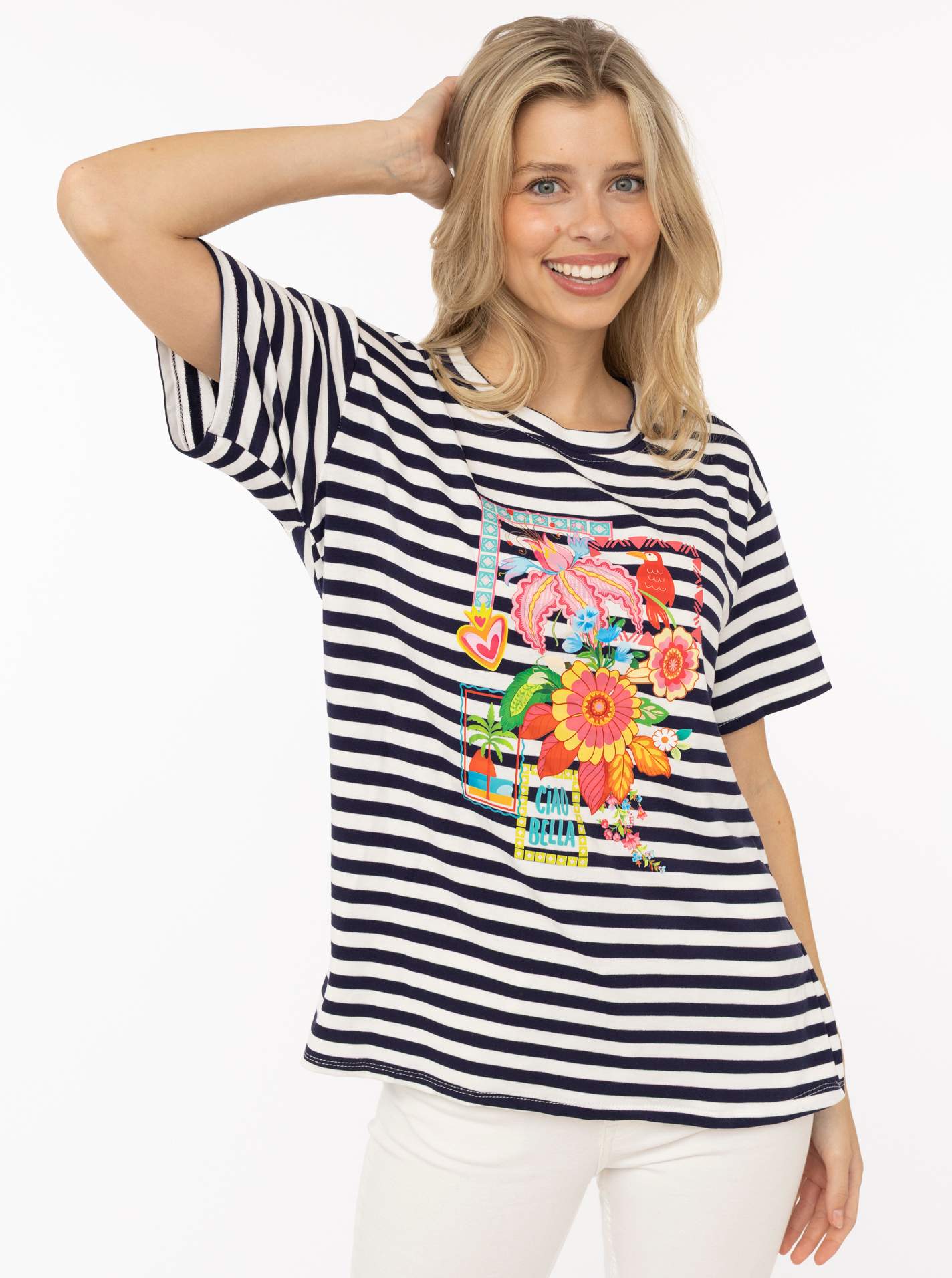 💕 Zwillingsherz Shirt "Paradise" Navy