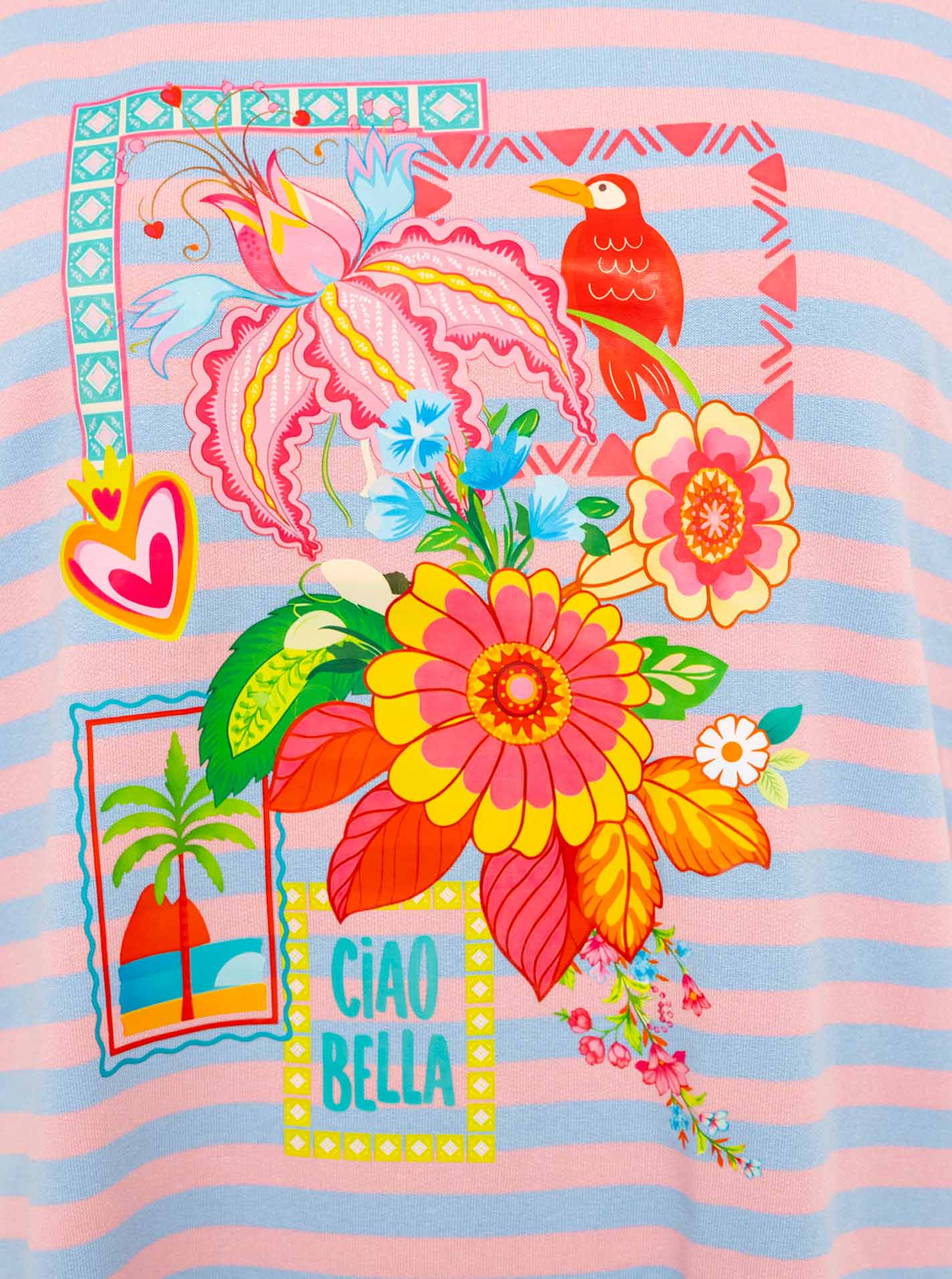 💕 Zwillingsherz Shirt "Paradise" Rosa