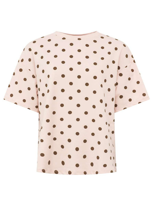 💕 Zwillingsherz T-Shirt BW "Polka Dots" Rosa