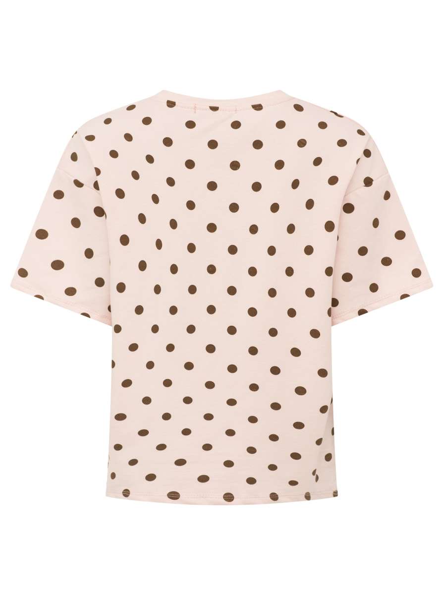 💕 Zwillingsherz T-Shirt BW "Polka Dots" Rosa