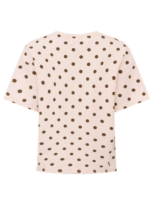 💕 Zwillingsherz T-Shirt BW "Polka Dots" Rosa