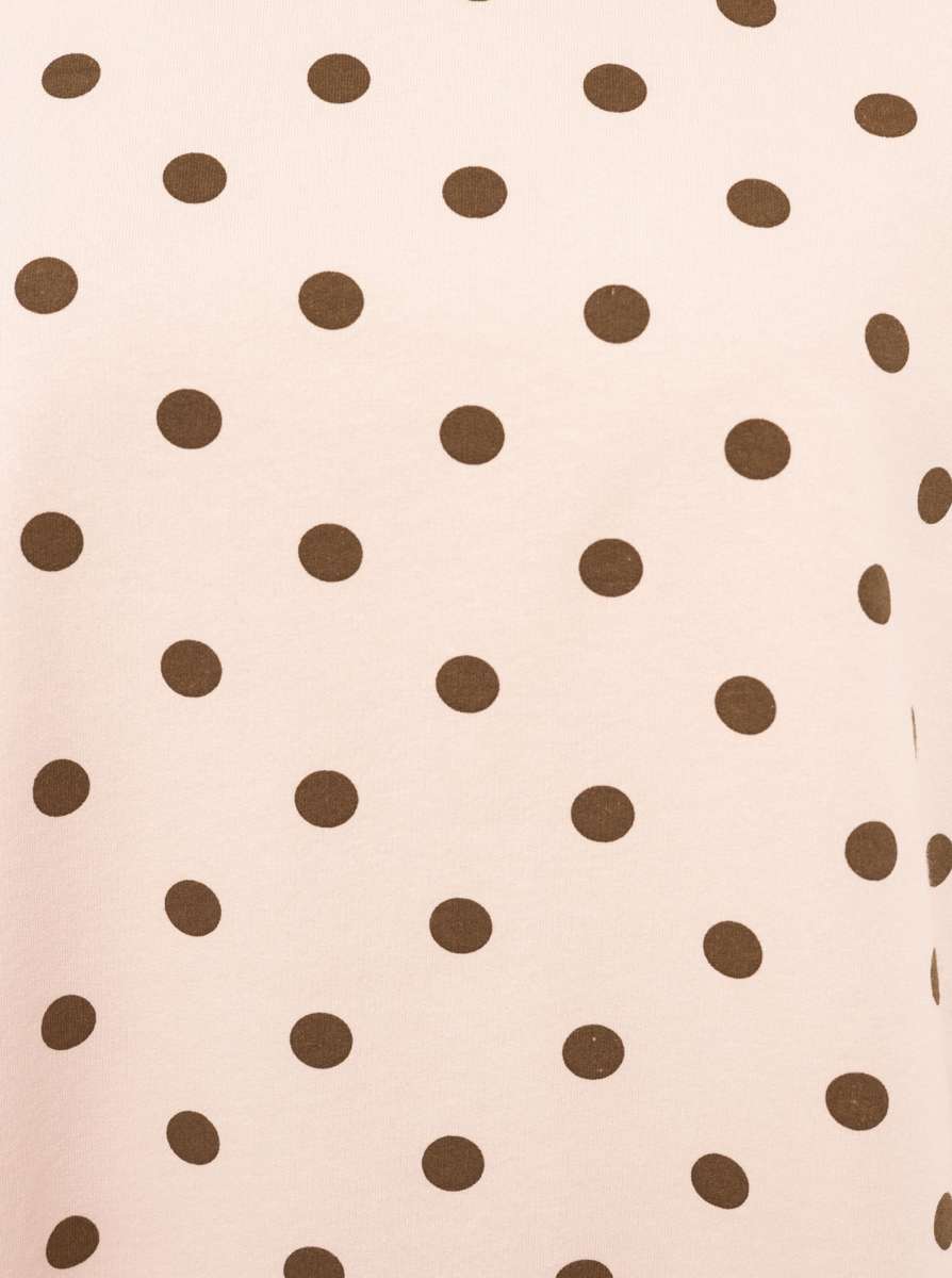 💕 Zwillingsherz T-Shirt BW "Polka Dots" Rosa