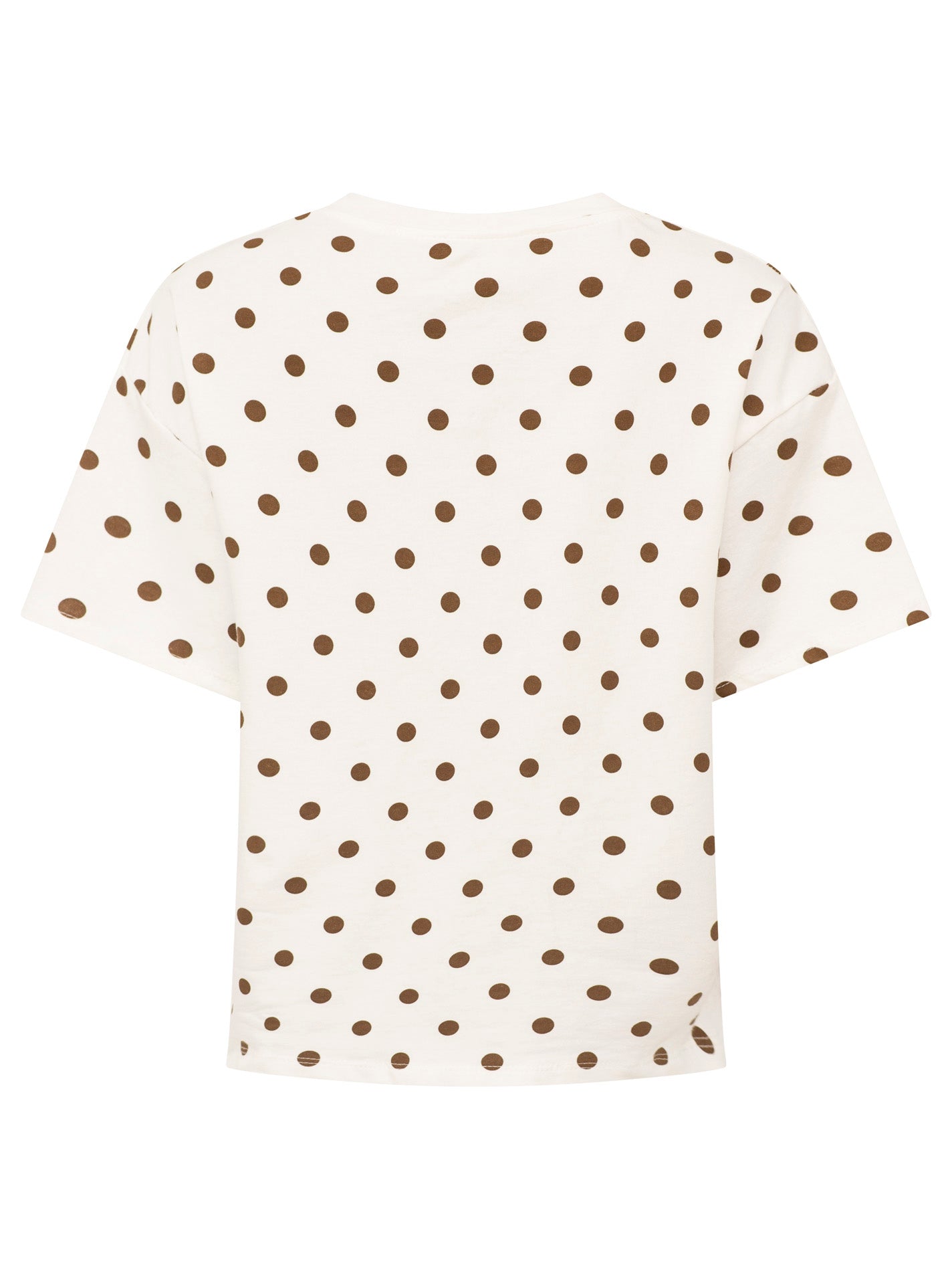 💕 Zwillingsherz T-Shirt BW "Polka Dots" Weiß