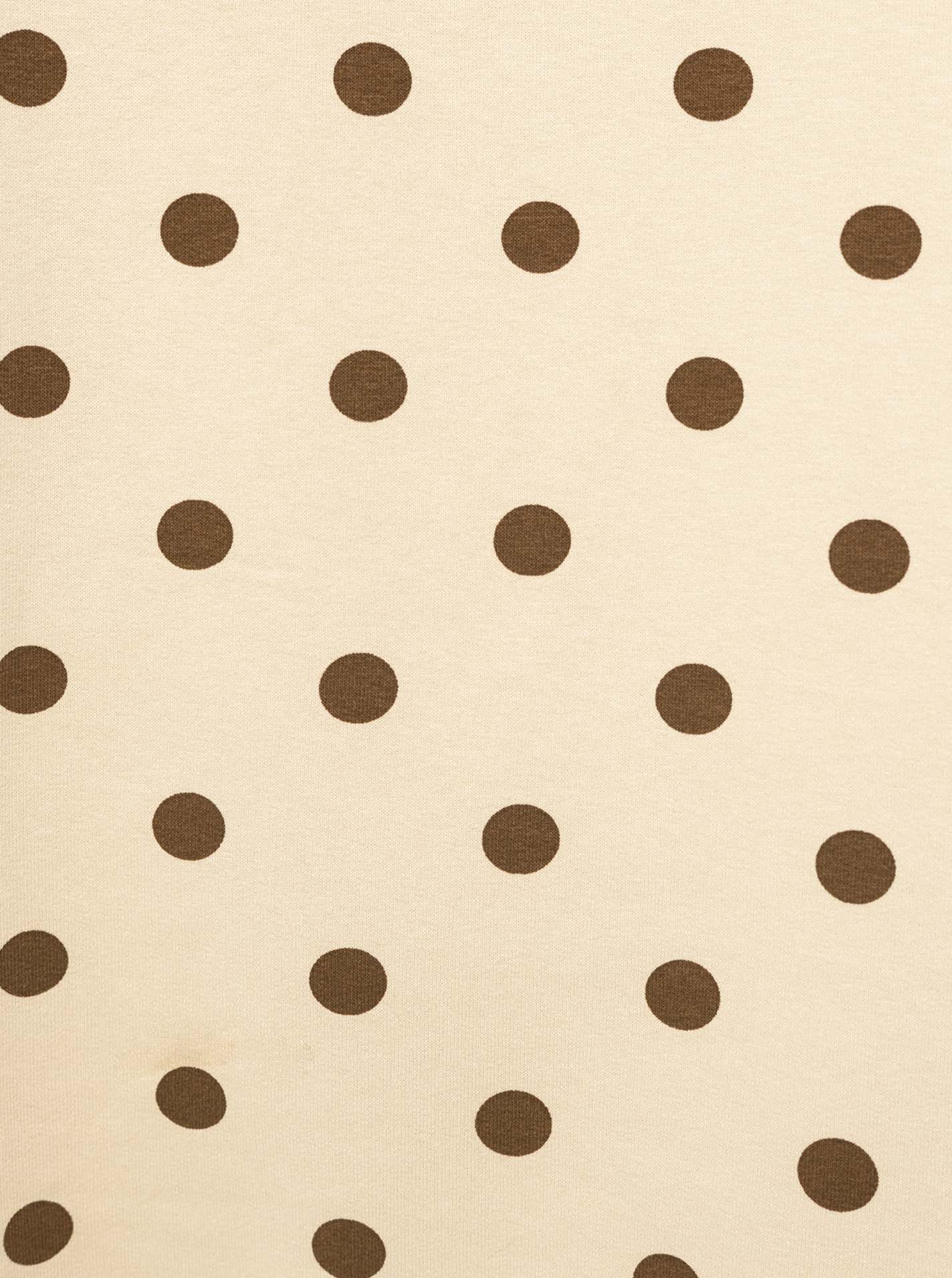 💕 Zwillingsherz T-Shirt BW "Polka Dots" Beige