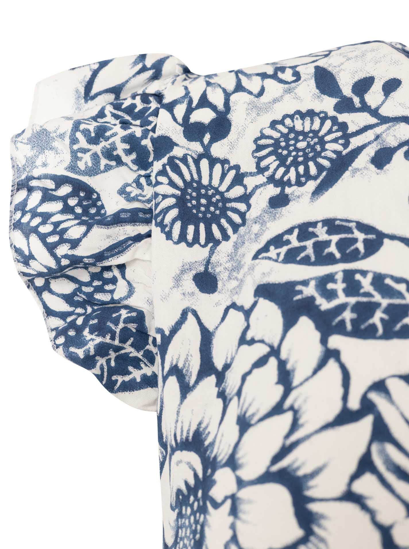 💕 Zwillingsherz Kleid "Flowers" Blau