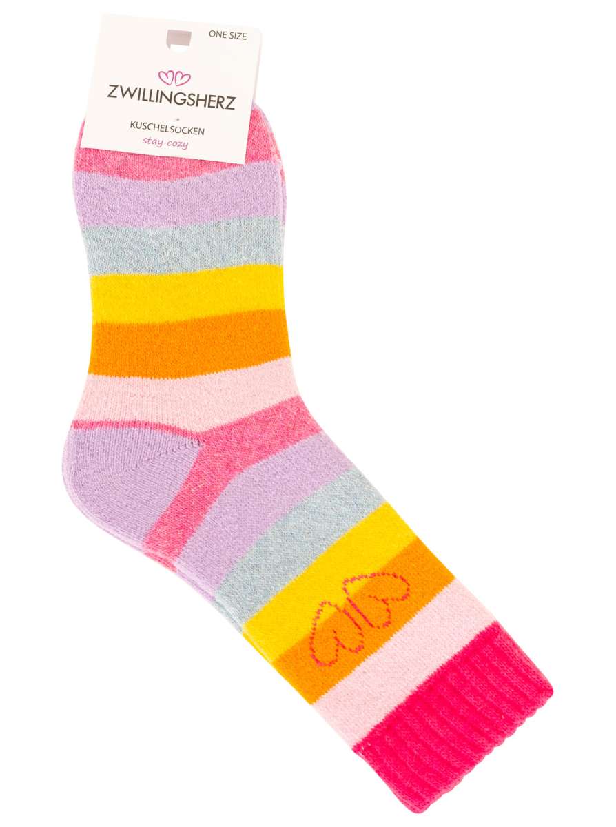 💕 Zwillingsherz Socken "Love ZH" Multi