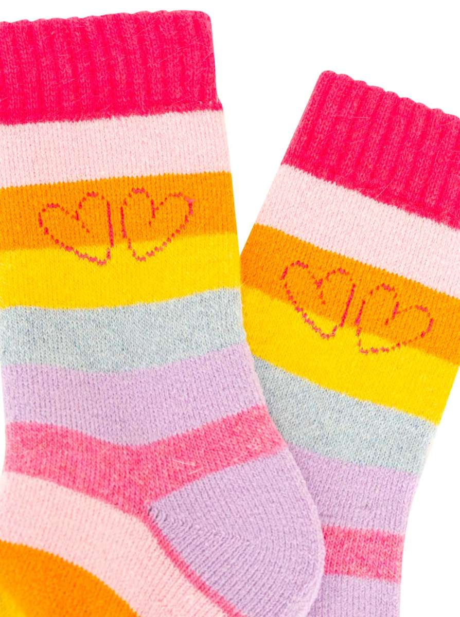 💕 Zwillingsherz Socken "Love ZH" Multi