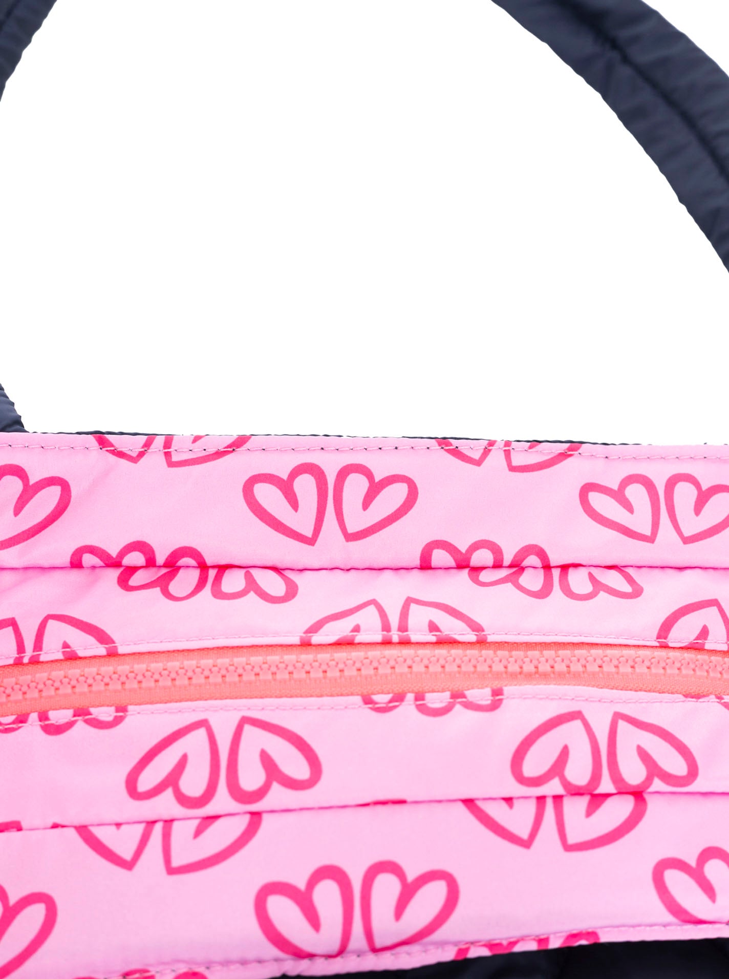 💕 Zwillingsherz Shopper "Steppung & Patch" Tasche Marine