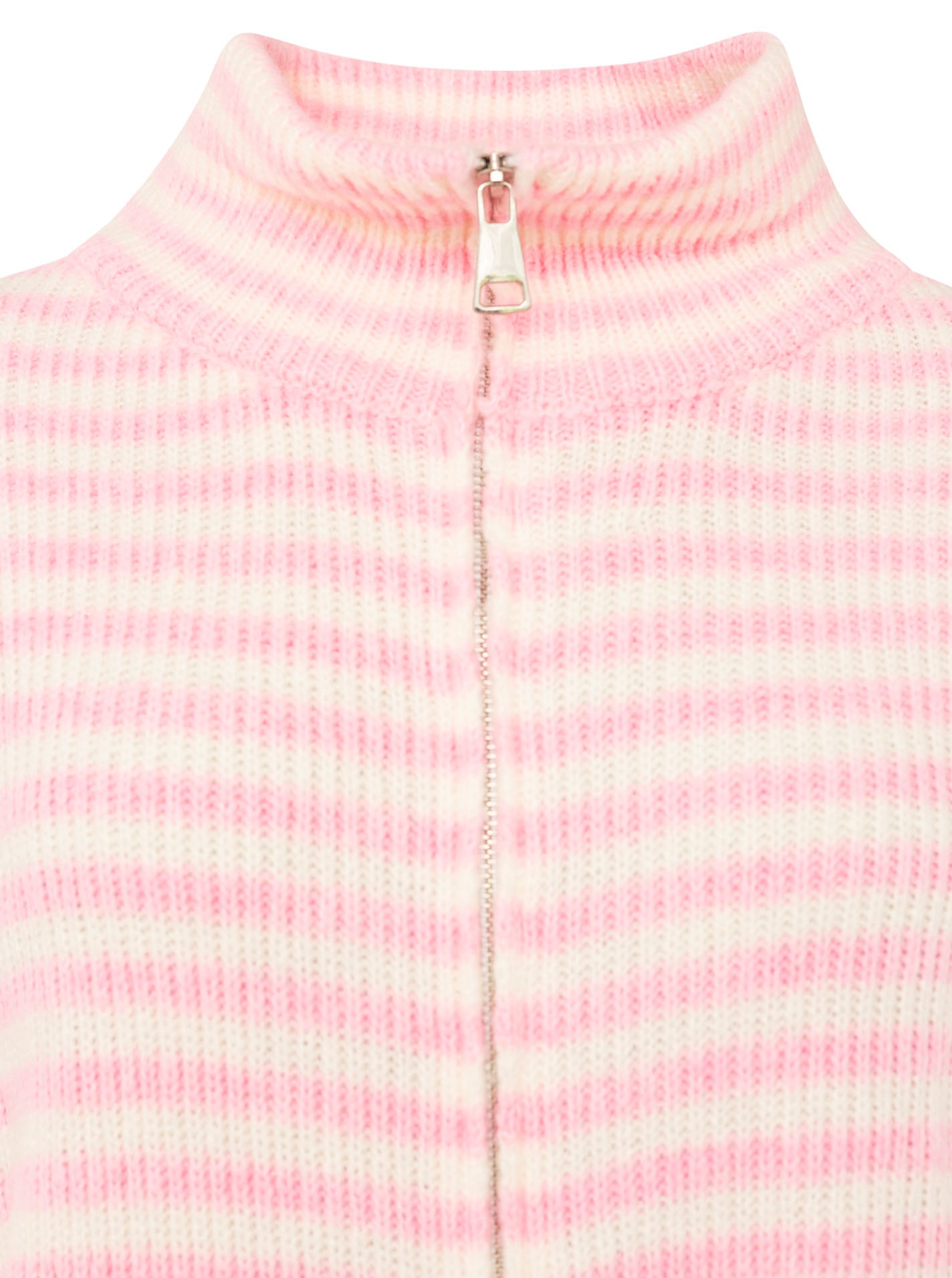 💕 Zwillingsherz Zipper Jacke "Streifen" Rosa