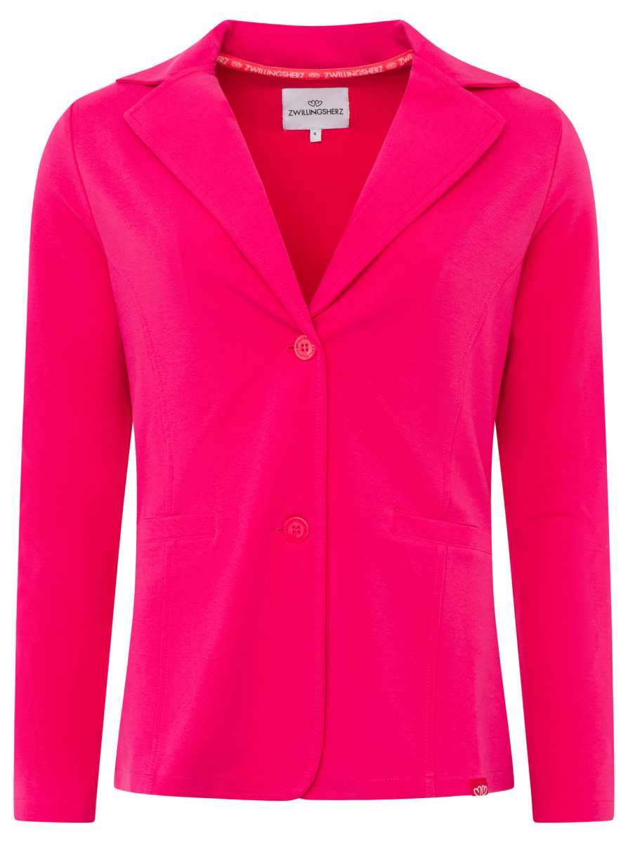 💕 Zwillingsherz Jerseyblazer "Zwillingsherz" Pink