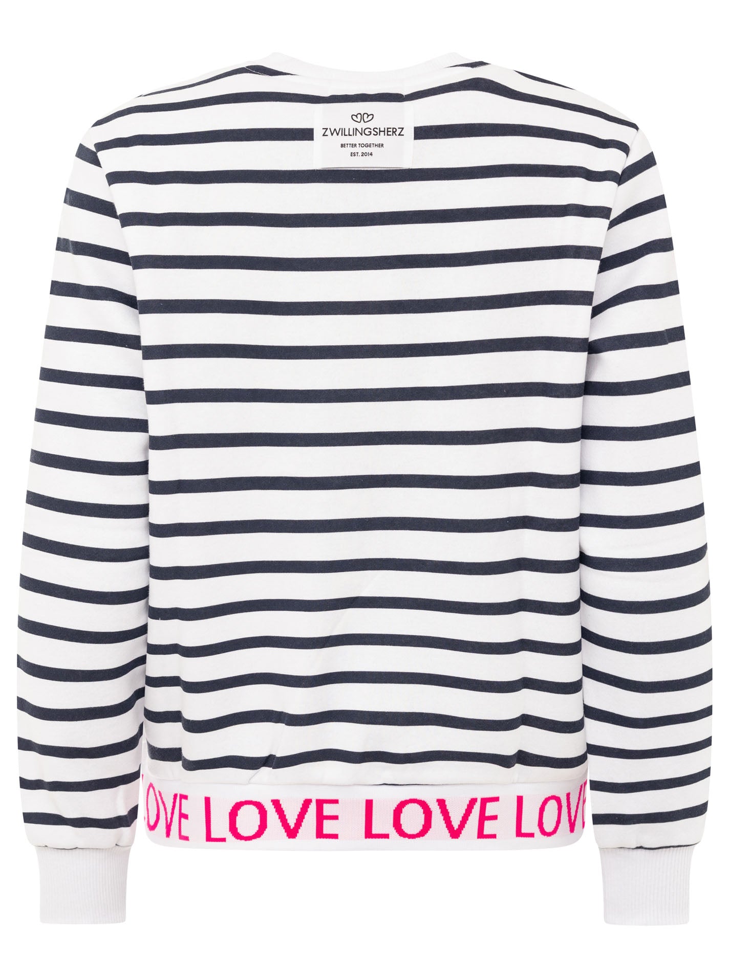 💕 Zwillingsherz Sweatshirt "Love Love Love" Navy