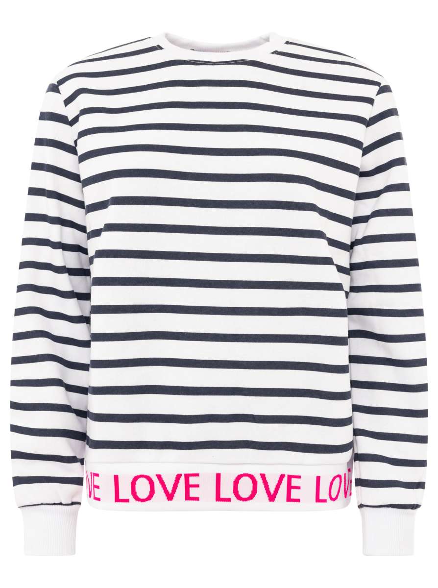 💕 Zwillingsherz Sweatshirt "Love Love Love" Navy