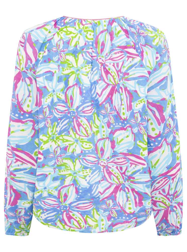 💕 Zwillingsherz Bluse "Blumentraum" Multi