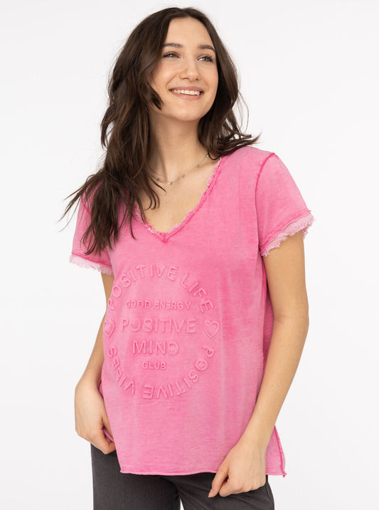💕 Zwillingsherz Shirt "Tail" Pink