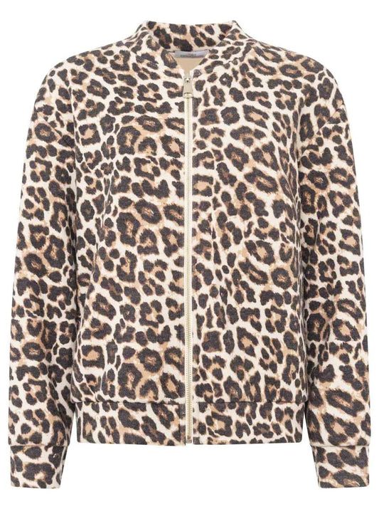 💕 Zwillingsherz Doubleface Blouson"Leo" Zip Sweater Beige