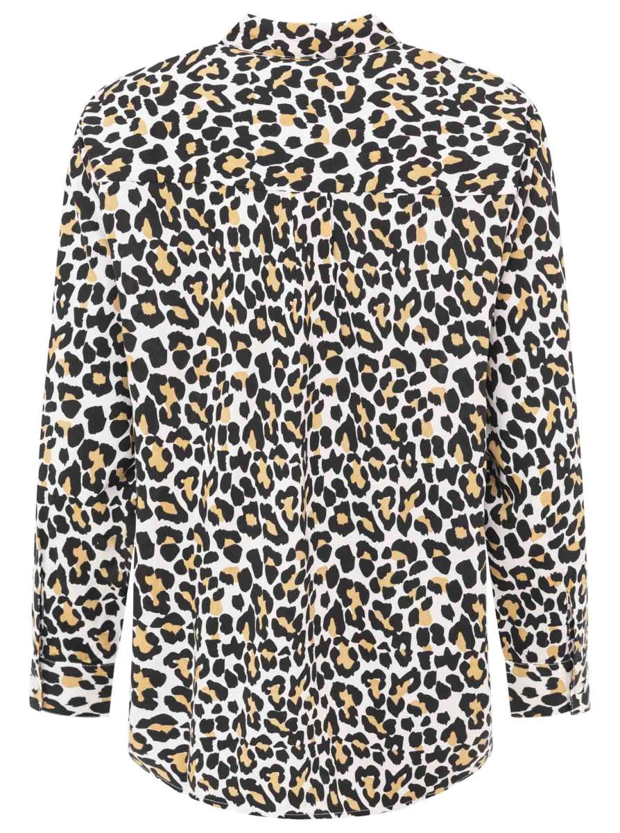 💕 Zwillingsherz Bluse "Classic Leo" Viskose Schwarz