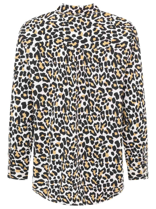 💕 Zwillingsherz Bluse "Classic Leo" Viskose Schwarz