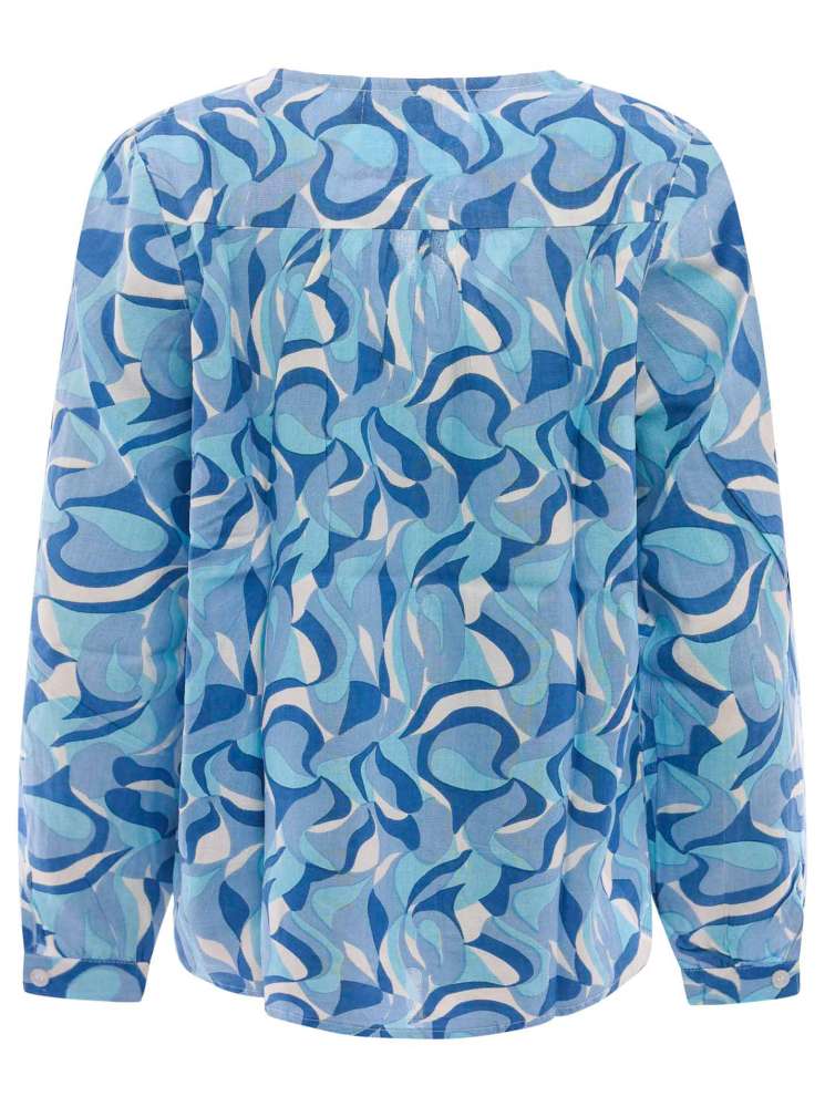 💕 Zwillingsherz Bluse "LeniZH" Viskose Blau