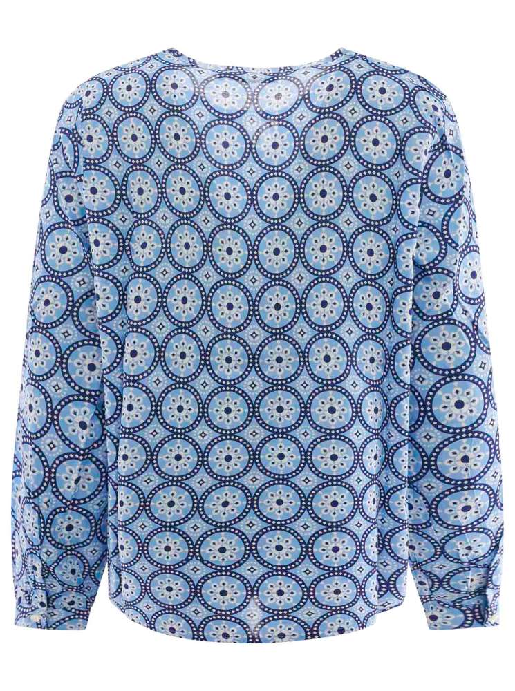 💕 Zwillingsherz Bluse "MaikeZH" Viskose Blau