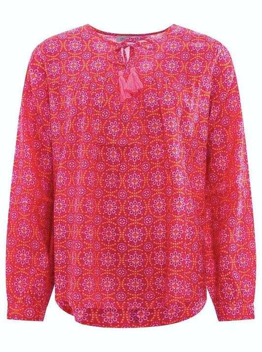 💕 Zwillingsherz Bluse "MaikeZH" Viskose Pink