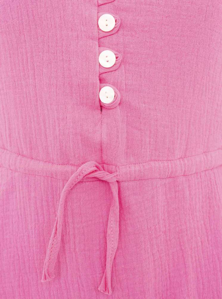 💕 Zwillingsherz Bluse Musselin "BoHo" Tunika Pink