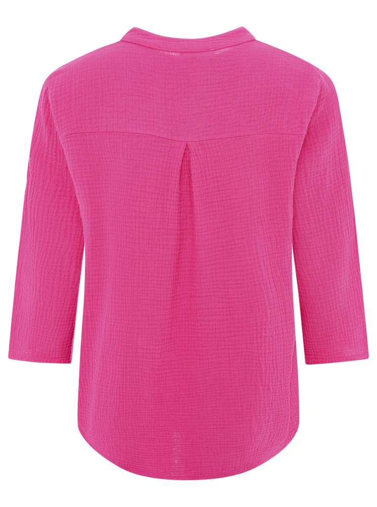 💕 Zwillingsherz Bluse "Neon Edge" 100 % Baumwolle Pink
