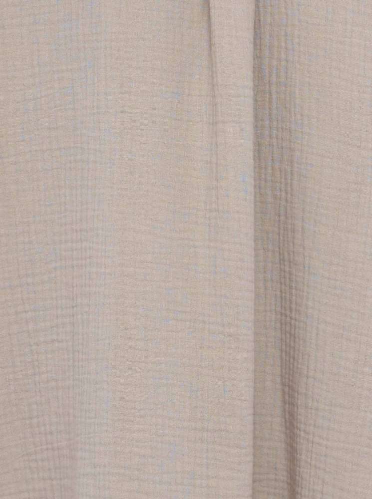 💕 Zwillingsherz Tunika Bluse Musselin "Rom" Beige