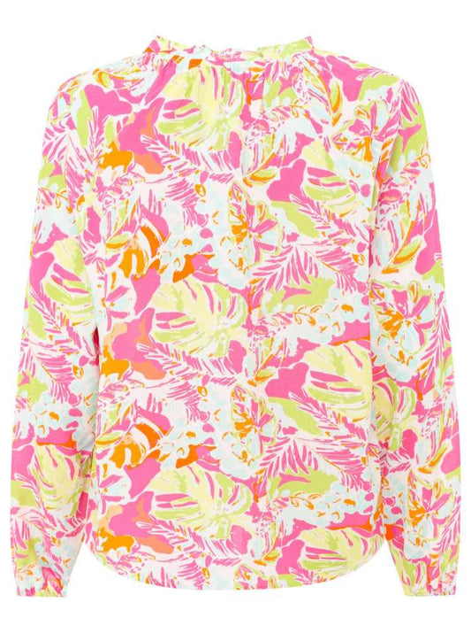 💕 Zwillingsherz Bluse "Paradise Print" 100 % Viskose Bunt