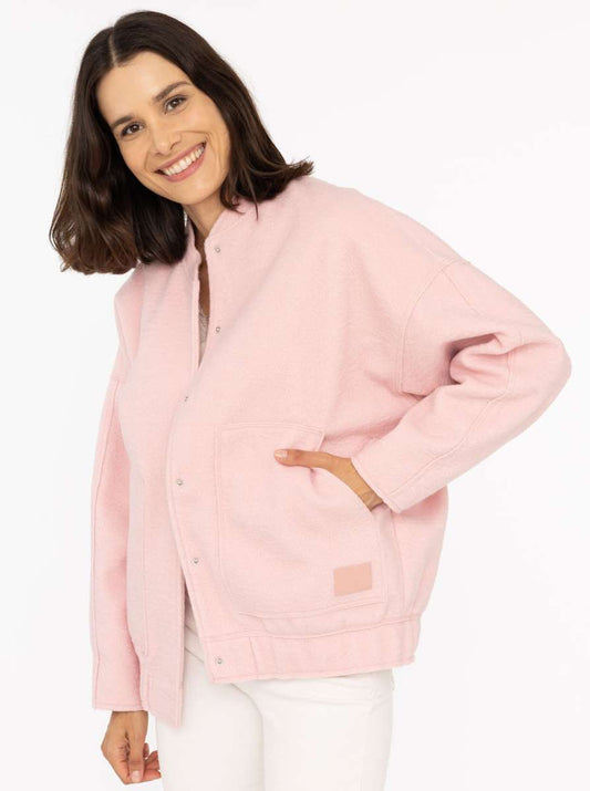 💕 Zwillingsherz Bomberjacke "Cozy" Jacke Rosa