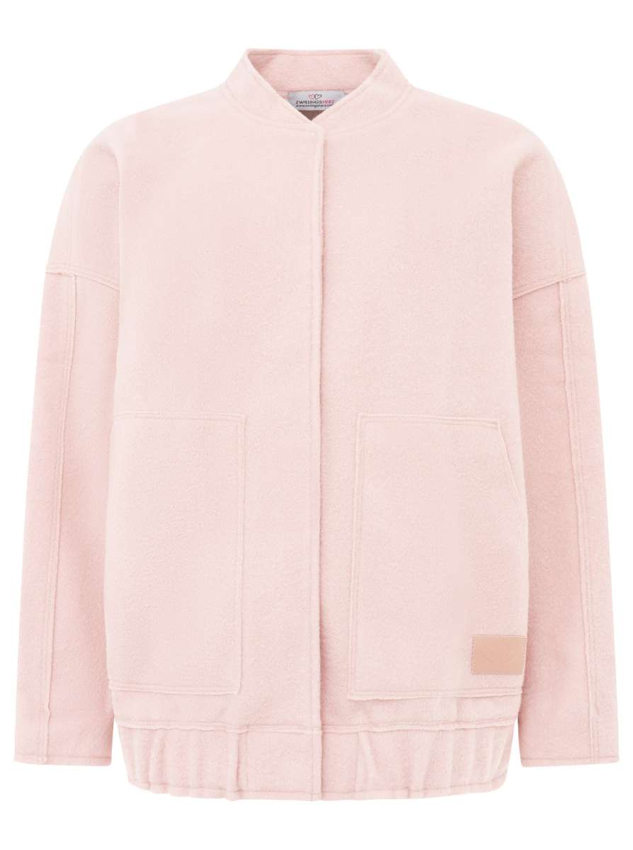 💕 Zwillingsherz Bomberjacke "Cozy" Jacke Rosa