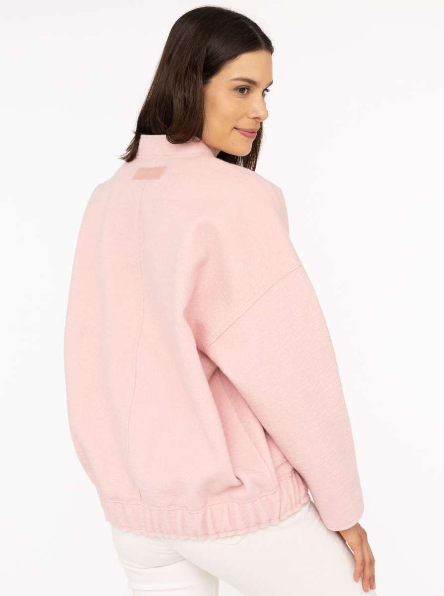 💕 Zwillingsherz Bomberjacke "Cozy" Jacke Rosa