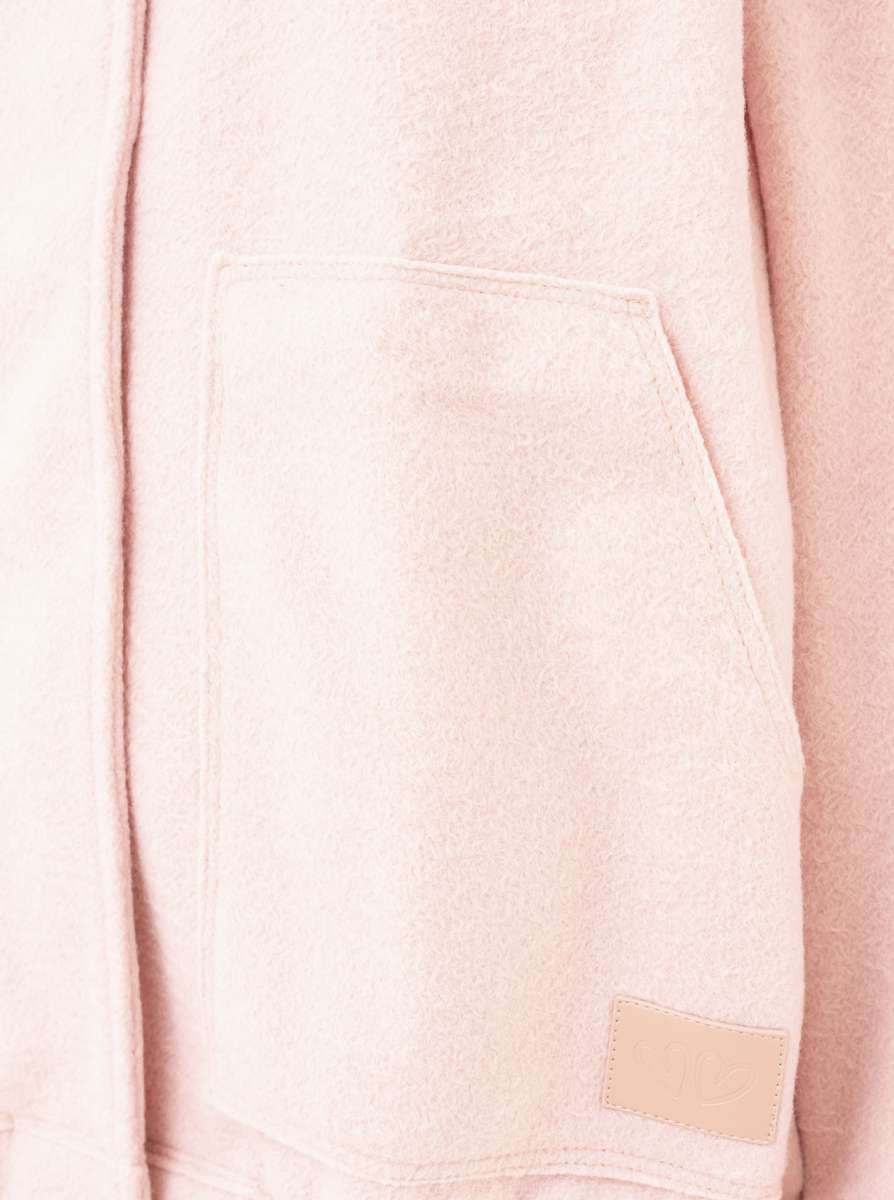 💕 Zwillingsherz Bomberjacke "Cozy" Jacke Rosa