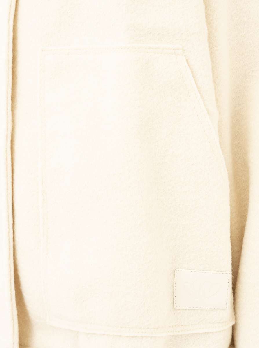 💕 Zwillingsherz Bomberjacke "Cozy" Jacke Weiß