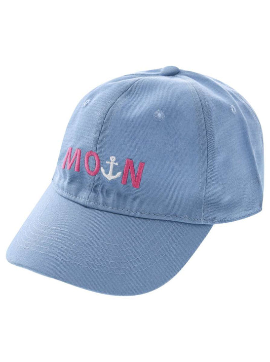 💕 Zwillingsherz Cap "Moin & Anker" Blau