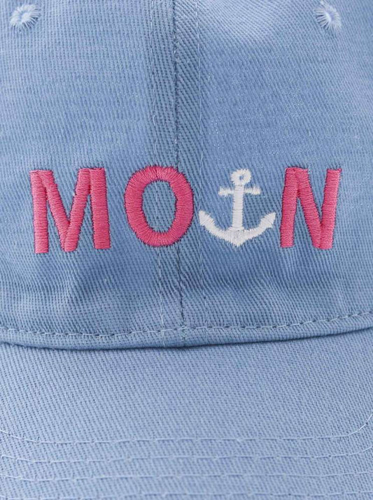 💕 Zwillingsherz Cap "Moin & Anker" Blau