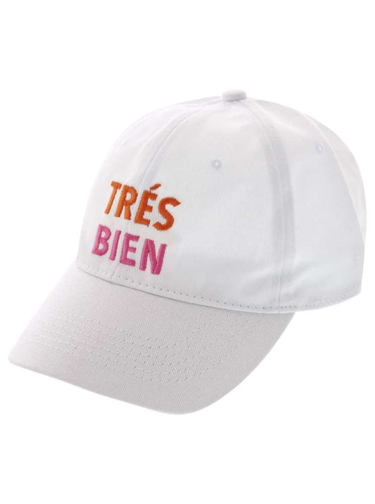 💕 Zwillingsherz Cap "Tres Bien" Weiß