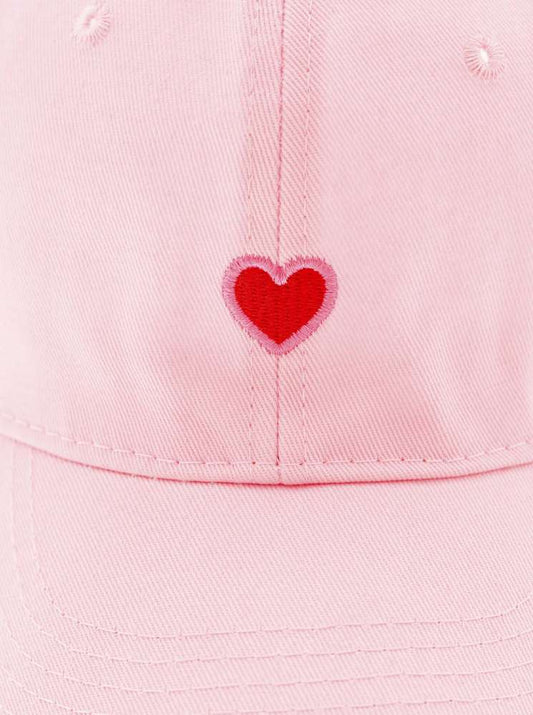 💕 Zwillingsherz Cap "Herz" Rosa