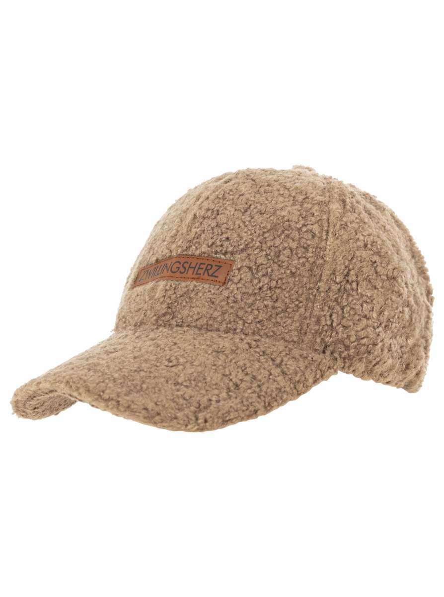 💕 Zwillingsherz Cap Teddy "Patch" Braun