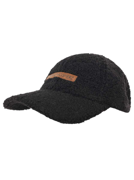 💕 Zwillingsherz Cap Teddy "Patch" Schwarz