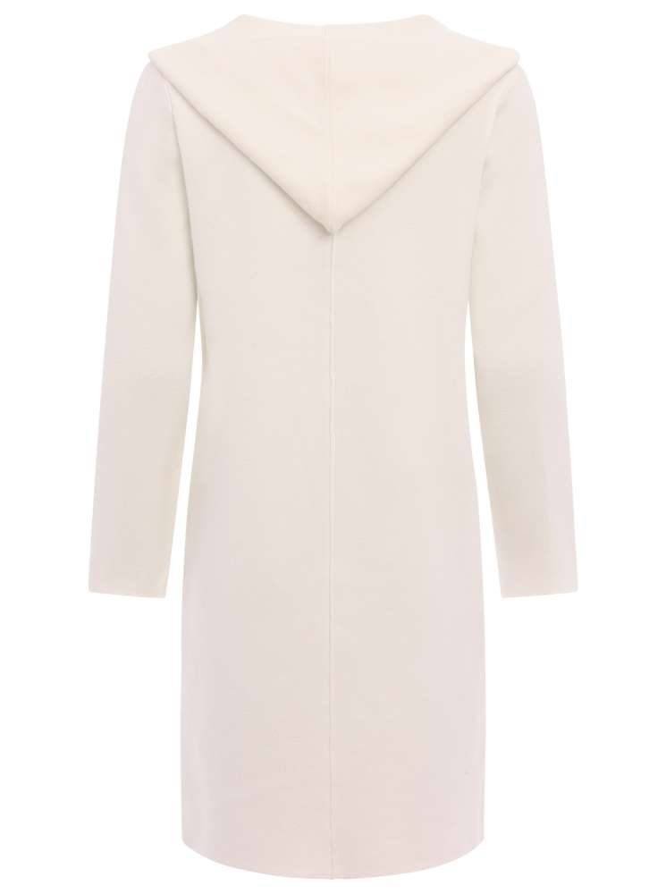 💕 Zwillingsherz Strickjacke "Janina Basic" Strickmantel offen Weiß