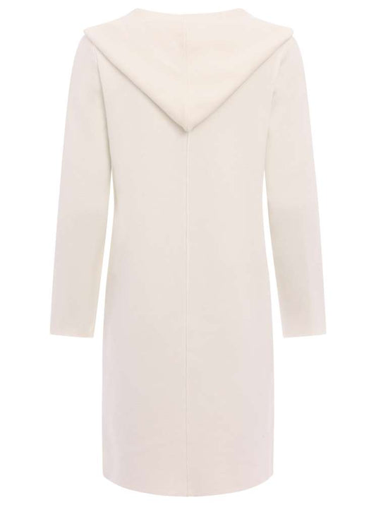 💕 Zwillingsherz Strickjacke "Janina Basic" Strickmantel offen Weiß