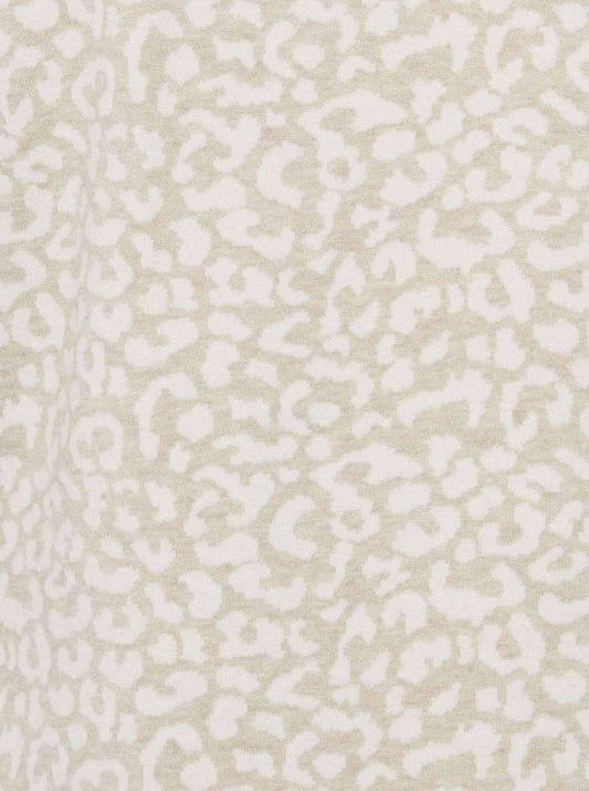 💕 Zwillingsherz Strickjacke "Soft Leo" Leomuster Viskose Beige