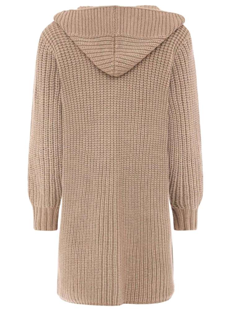 💕 Zwillingsherz Strickjacke "Katinka" Strickmantel Knöpfe Braun