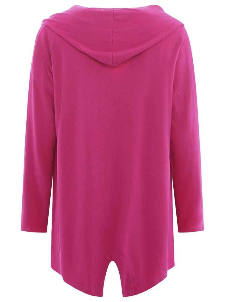 💕 Zwillingsherz Sweatshirt Jacke "New Vibes" Sweater Baumwolle Pink