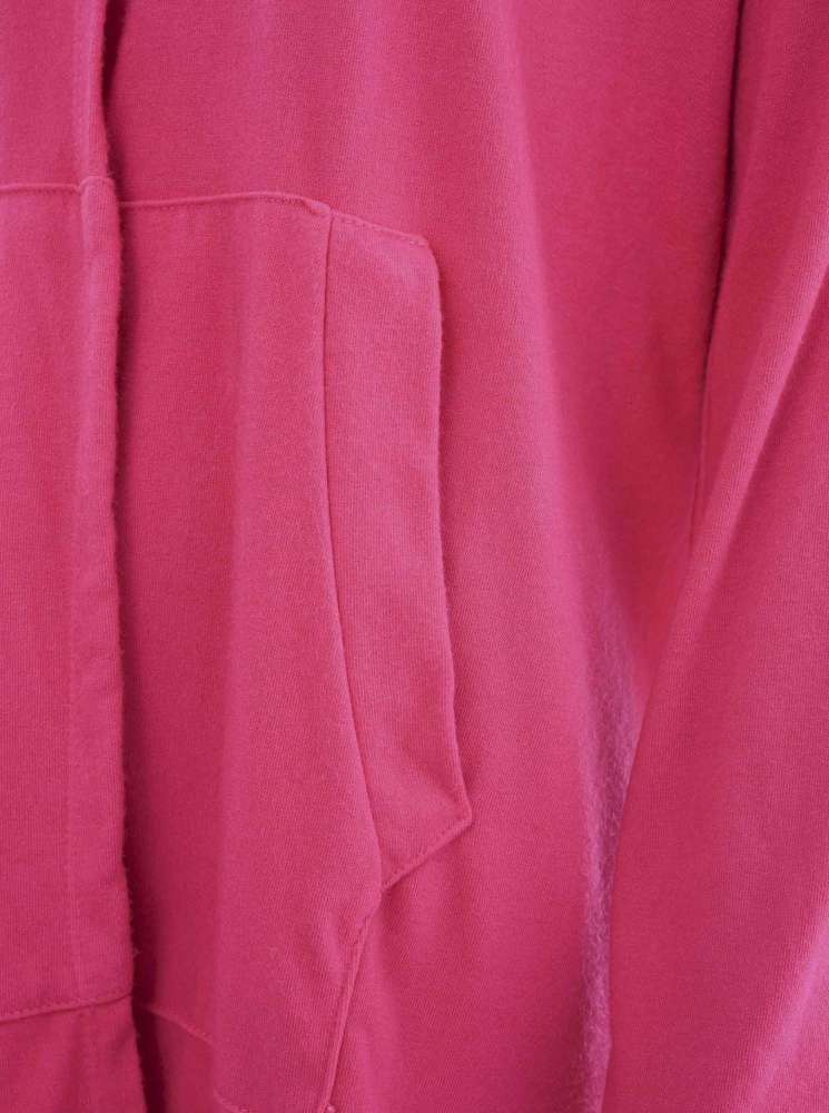 💕 Zwillingsherz Sweatshirt Jacke "New Vibes" Sweater Baumwolle Pink