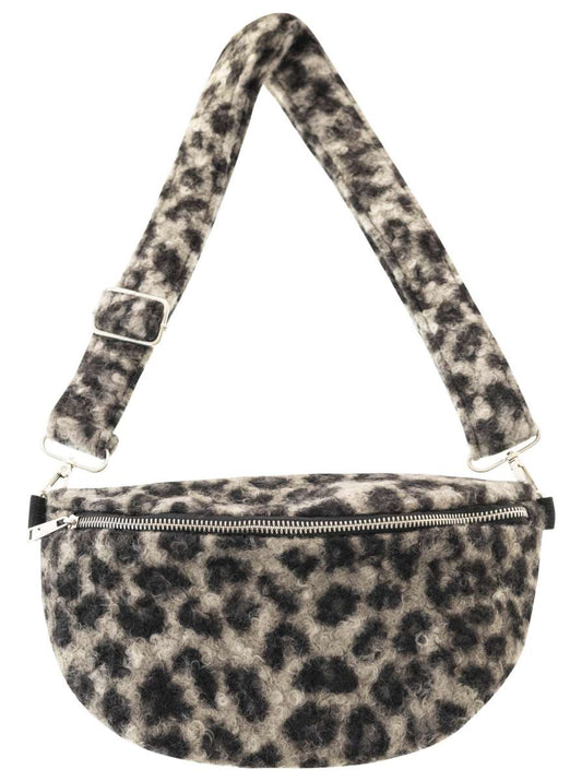 💕 Zwillingsherz Crossbodybag "Teddy & Leo" Grau