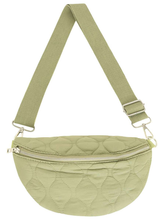 💕 Zwillingsherz Crossbody "Stepp" Tasche Khaki