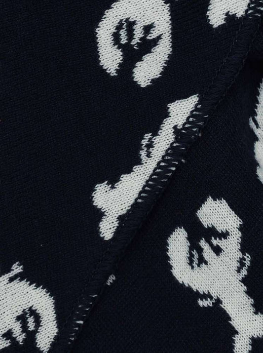 💕 Zwillingsherz Dreieckstuch "Hummerliebe" Baumwolle Navy