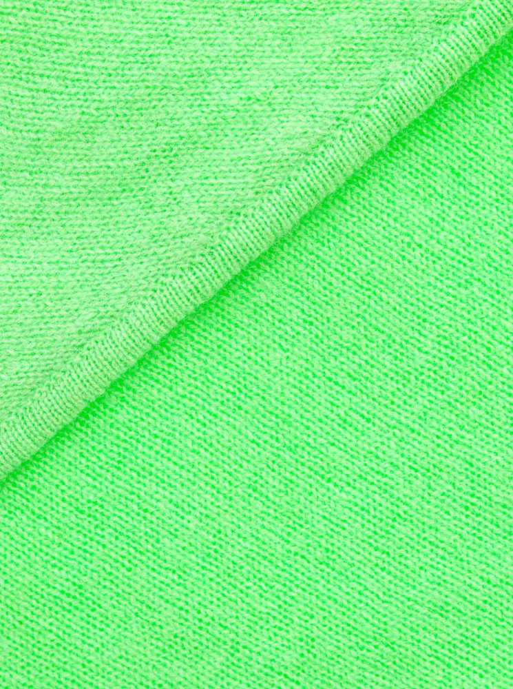 💕 Zwillingsherz Dreieckstuch "100 % Cashmere" Kaschmir Neongrün NEU