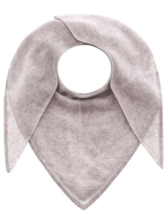 💕 Zwillingsherz Dreieckstuch "100 % Cashmere" Kaschmir Hellgrau